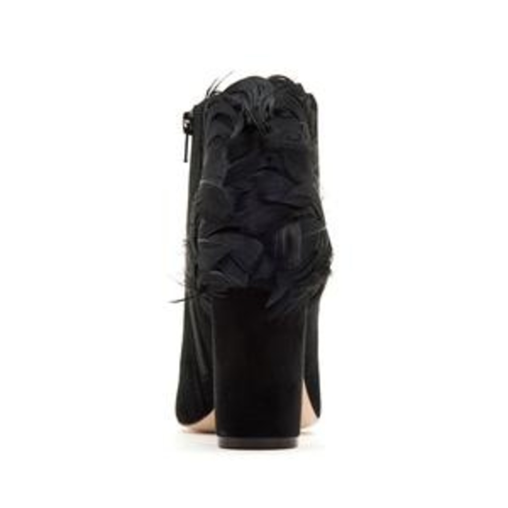 Katy Perry Oiseau black suade Feather Bootie - Picture 5 of 6